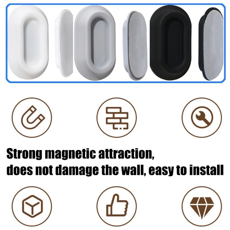 Pack of 4 Space Saving Silicone Remote Holder With Powerful Magnets Wall Mounting Storage Rack For Home Electronics