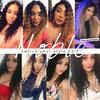 Noble Synthetic Lace Wigs For Black Women Middle Part Long 30" Ombre Blonde Wig With Dark Roots Wavy Heat Resistant Lace Wig