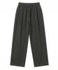 Noming One-Pleat Wide Sweatpants - Charcoal