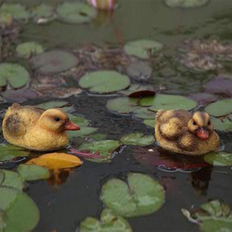

Открытый пруд во дворе, имитация утки, утка-мандаринка, украшение из смолы, украшение, садовый пруд с рыбой, водные объекты, плавающий лебедь, пейзаж