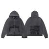 2025 Unisex Oversized Hooded Sweatshirt With Vintage Character Print Loose Fit Streetwear Casual Top