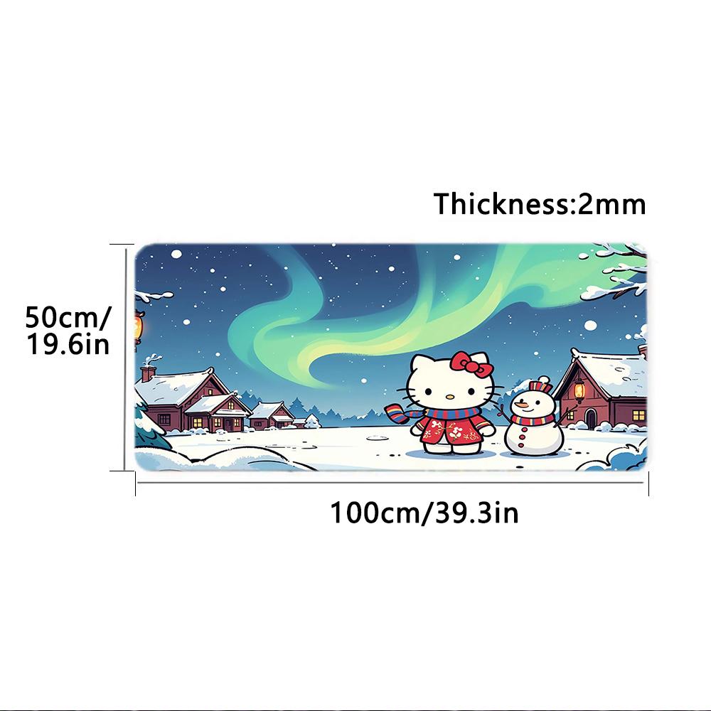 1Pc Hello Kitty Cute Chicks Garden Print Mouse Pad 2Mm Thick Rubber Base Perfect Bedroomofficegame Room Ideal Gift Computer Keyboard Enthusiasts Print