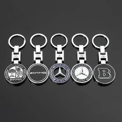 Bykfpc1 2025 Hot Car Keychain Key Chain Auto Emblem Key Ring Accessories For Mercedes Benz AMG GLC W204 W205 W166 C200L W203 W206 W108 W