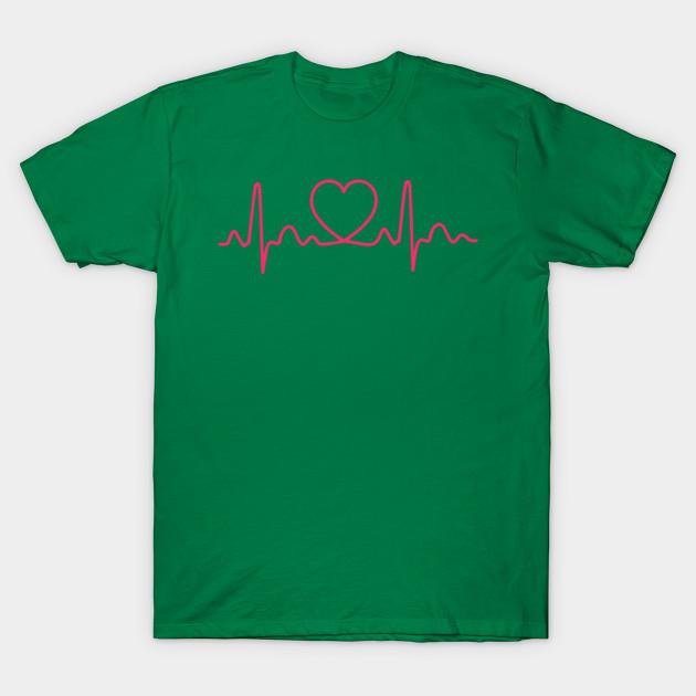 For Women Heartbeat Doctor Nurse Medical Tshirt T Shirt  90S Korean Style Tee 100% Cotton Picture Custom Round Collar