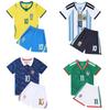 Kid Jersey World cup Jersey Football Star clothing Fans version
