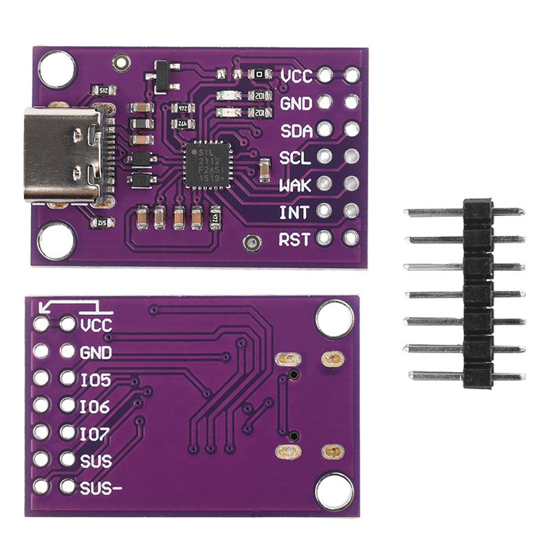 CP2112 Debug Board USB to SMBus I2C Communication Module 2.0 MicroUSB 2112 Evaluation Kit for CCS811 Sensor Module for arduino