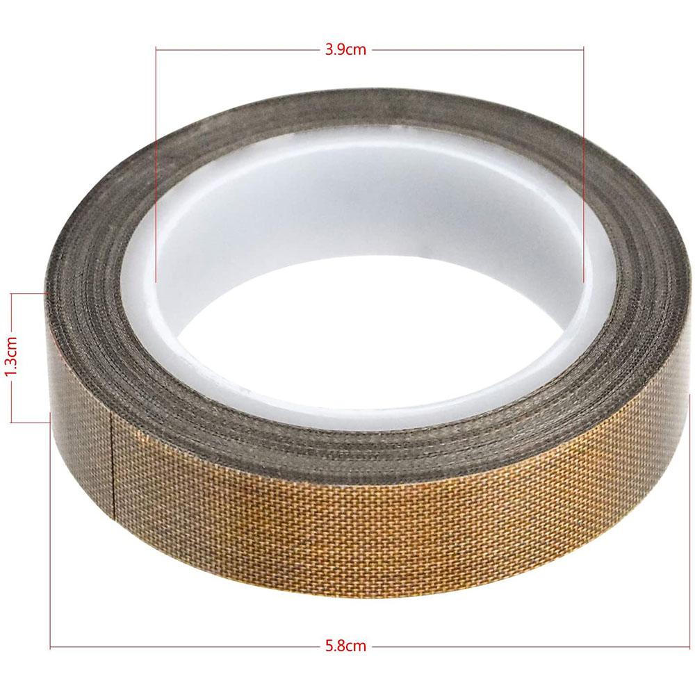 2 x 10 м высокотемпературная лента Тефлоновая лента коричневый — фото 3