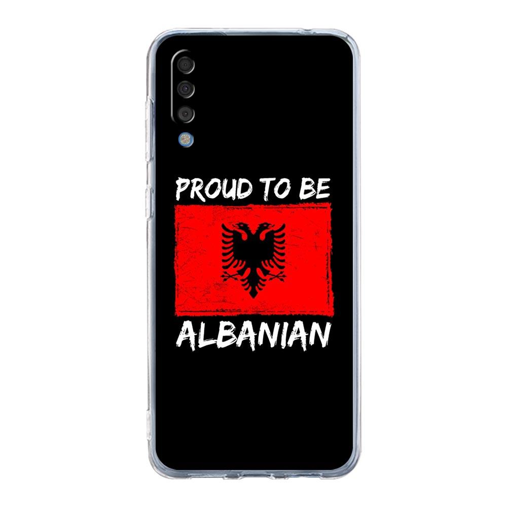 Albania Albanians Flag For Samsung Galaxy A14 Case A50 A70 A30 A40 A20E A10S A20S A02S A04S A12 A22 A32 A34 A42 A52 5G A54 Cover