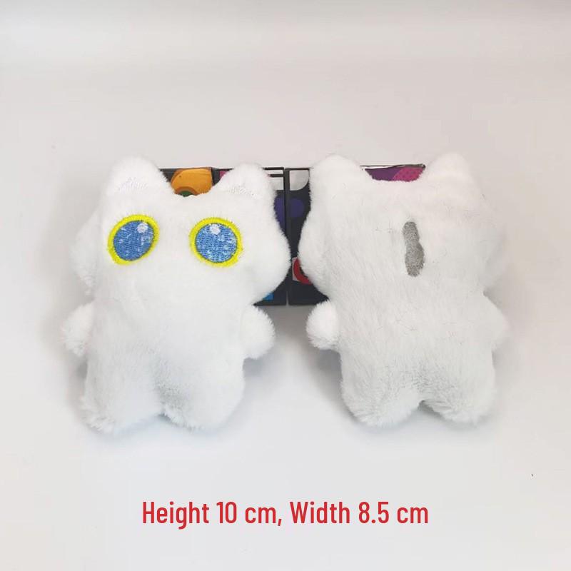 Black Cat Plush Keychain - Cute Ornament & Creative Doll for Girls