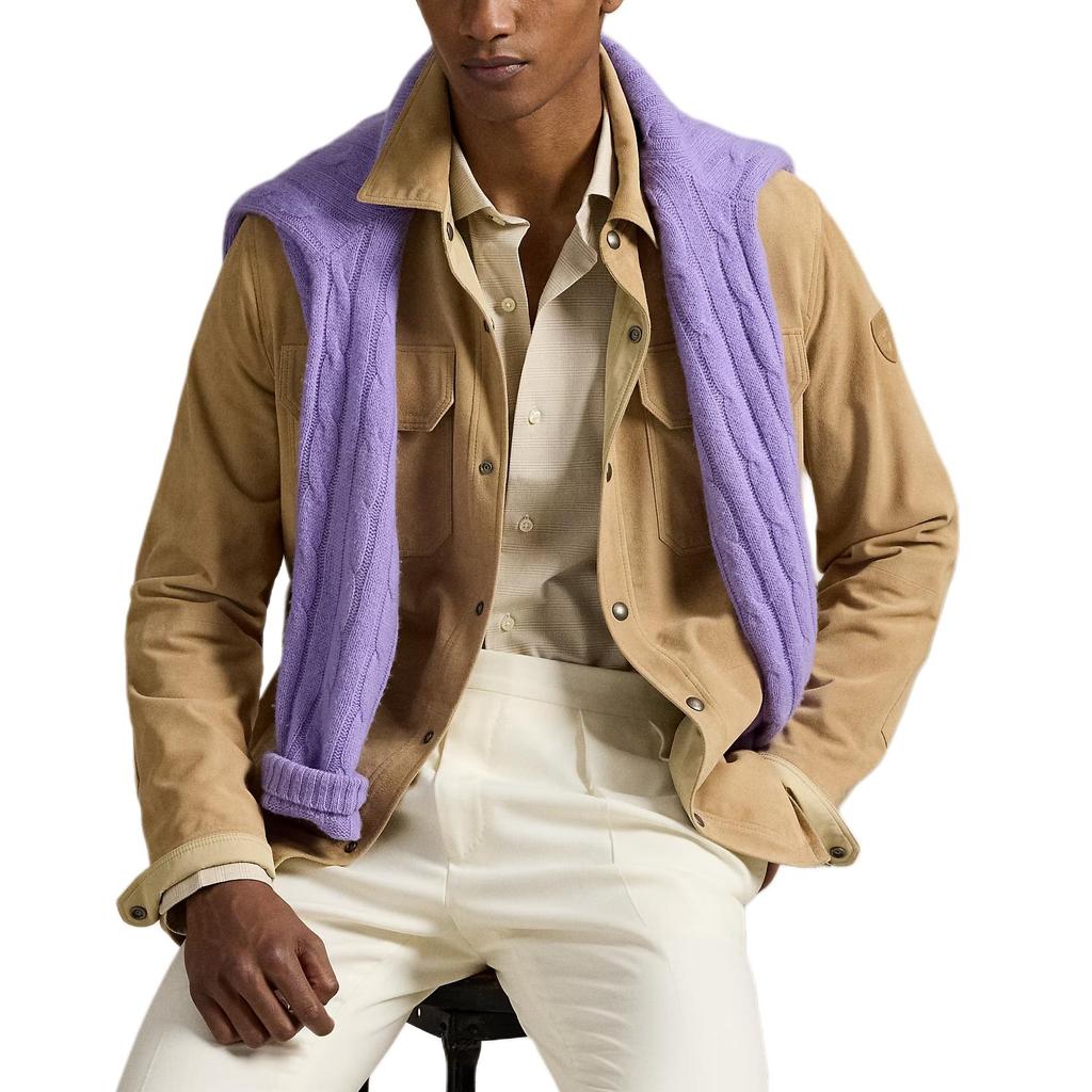 Polo Ralph Lauren Custom Check Stretch Poplin Shirt Men shirts Off-White 710974534-002