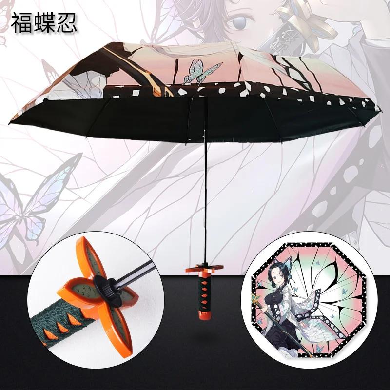 One Piece Zoro Pogromca Demonów Katana Parasol Słoneczny Składany Parasol Anime Tanjirou Kimetsu No Yaiba Samuraj Katana Miecz Parasole