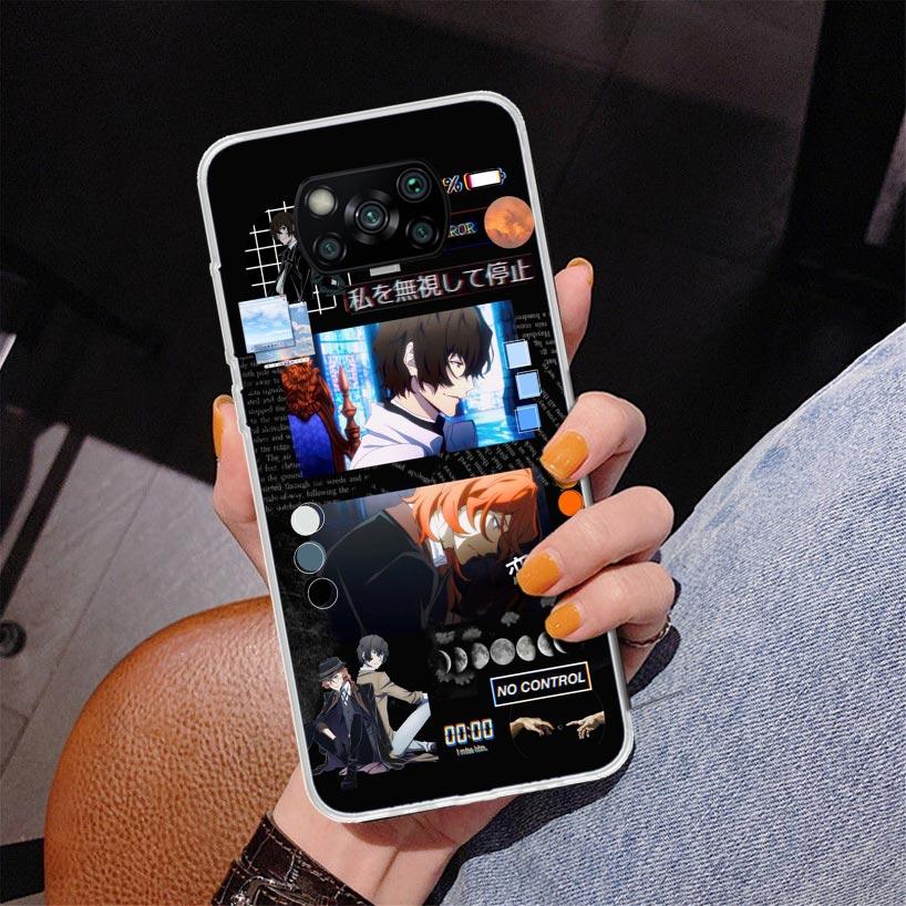 Bungo Stray Dogs Double Black Phnoe Case for Xiaomi Poco X5 X6 X7 Pro X4 Gt F7 Ultra M8 M7 Redmi 15C 15 13C 13 12C 12 Unique Cov