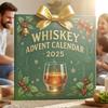 2025 Whiskey Christmas Calendars W/ 24 Pendant Christmas Countdown Calendar 24 Days Christmas Countdown Calendar for Xmas Gifts