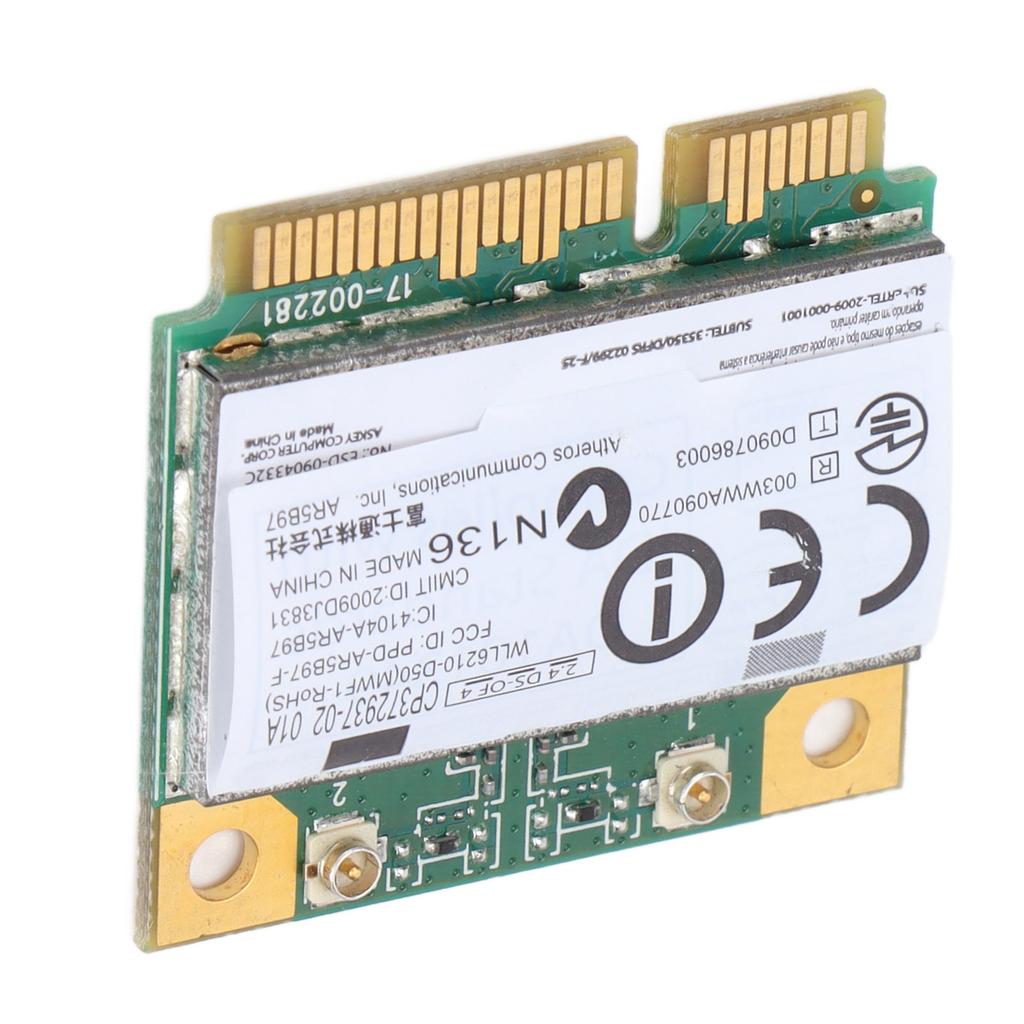 Network Card 2.4GHz 300Mbps Mini PCI E Good Compatibility Wireless Network Adapter