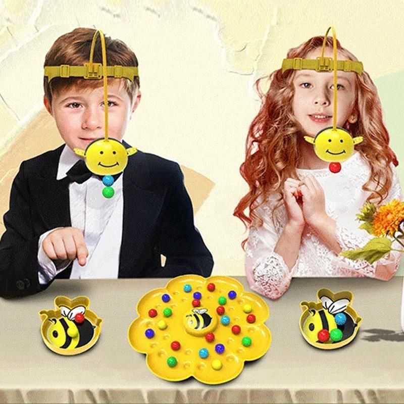 Little Bumblebee Multifunctional Board Game Puzzle Fishing Toys Interactive Educational Toys For Kids Christmas Gift Family Game