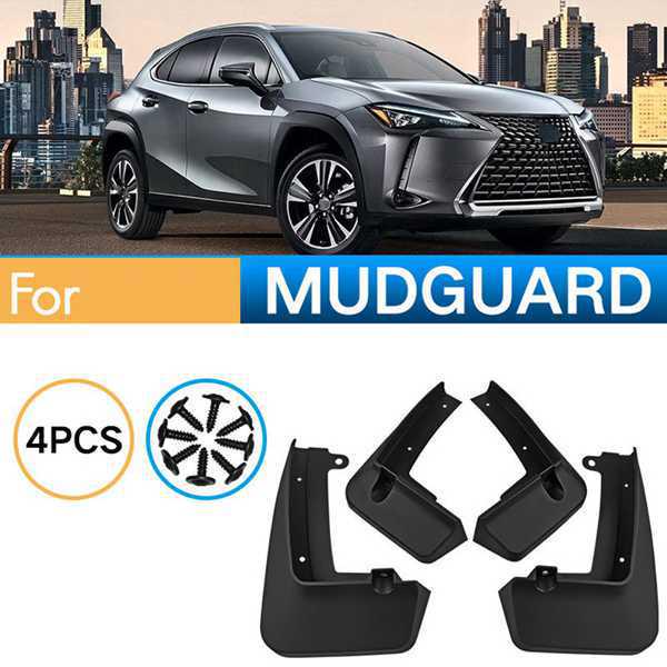 Set di parafango neri in ABS per auto Lexus
