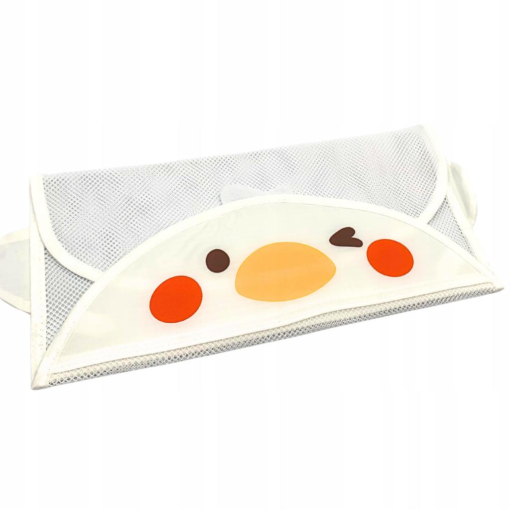 Organizer For Bath Toys, Bathroom, Mesh With Suction Cups, Bird