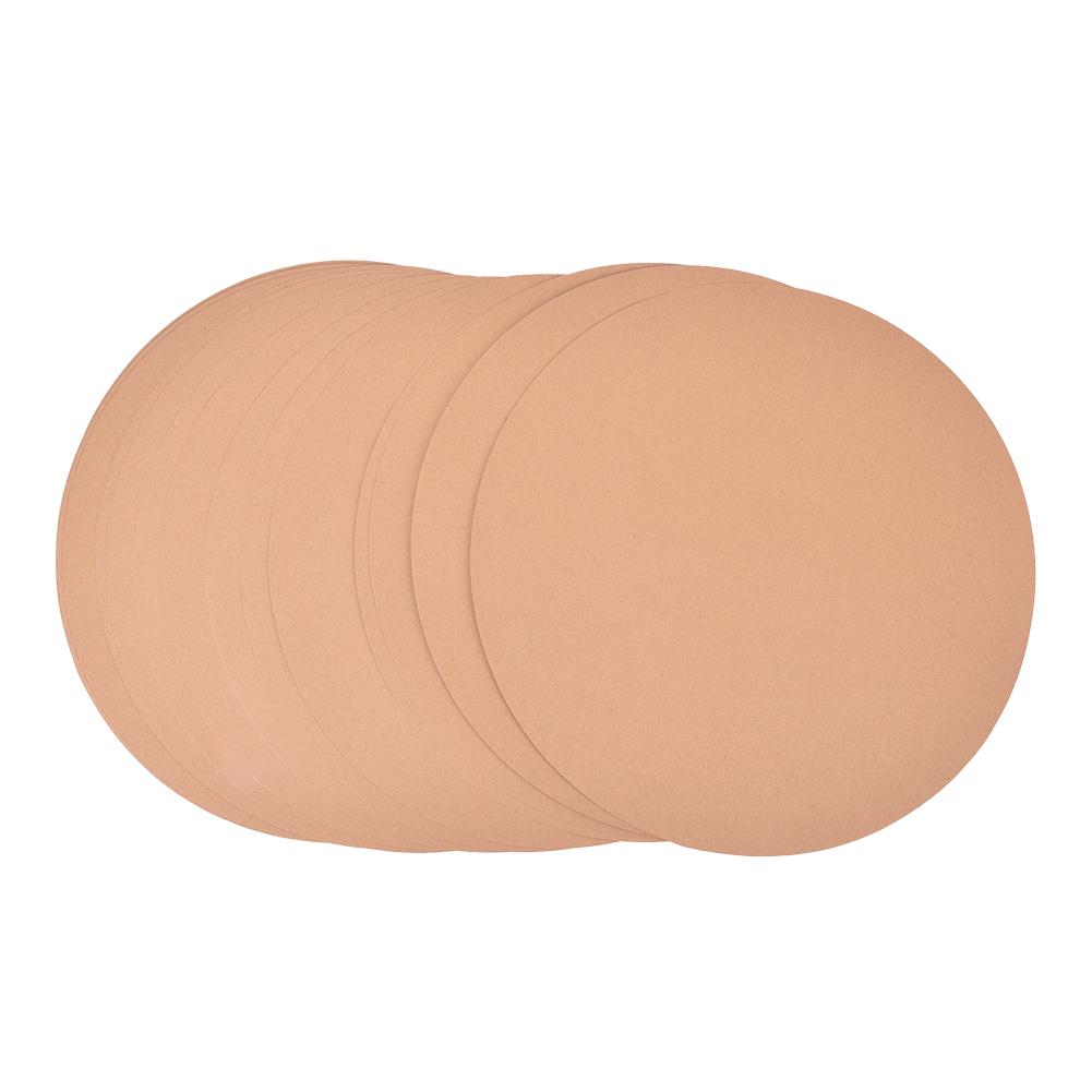 25 Pcs Round Paper Drawing Sketching Thickened Oily Hand Painting Kraft Paper Pad