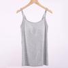 Adjustable Straps Sleeveless Solid Color Bra Vest Women Padded Sling Casual Bra Tank Top