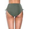 Women's Swimming Bottoms, High Waist, Vintage Basic , Full Coverage Bikini Split Swimsuit Briefs Swimming Trunk