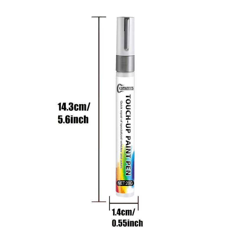 Universal Alloy Wheel Repair Kit for Silver Car Rims, Scratch and Curb Damage Repair Set with Paint Pen, Filler and Polish