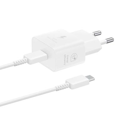 Samsung 25W SFC GaN Wall Charger with USBC Cable, White