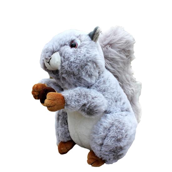 Cute Simulation Squirrel Animal Stuffed Doll Soft Fluffy Sofa Couch Decor Toy
