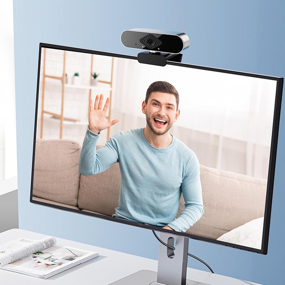 1080P 2K 4K Full HD Webcam with Auto-Focus & AI Built-in Microphone Rotatable Stand for Video Conferencing Streaming & Online Broadcast