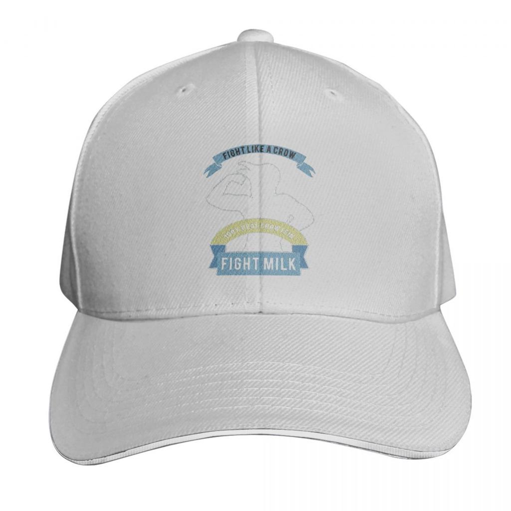 Fight Milk Baseball Cap Outdoor Golf Running Hiking Summer Beach Travel Streetwear Hip Hop Trendy