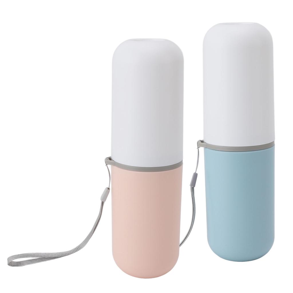 Travel Toothbrush Holder Case Plastic Multifunctional Portable Toothbrush Cup Case