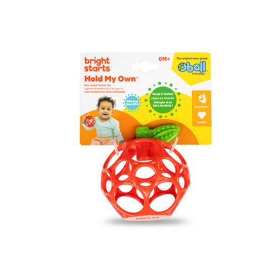Oball Apple Sensory Teether - Easy-Grip Teether Toy