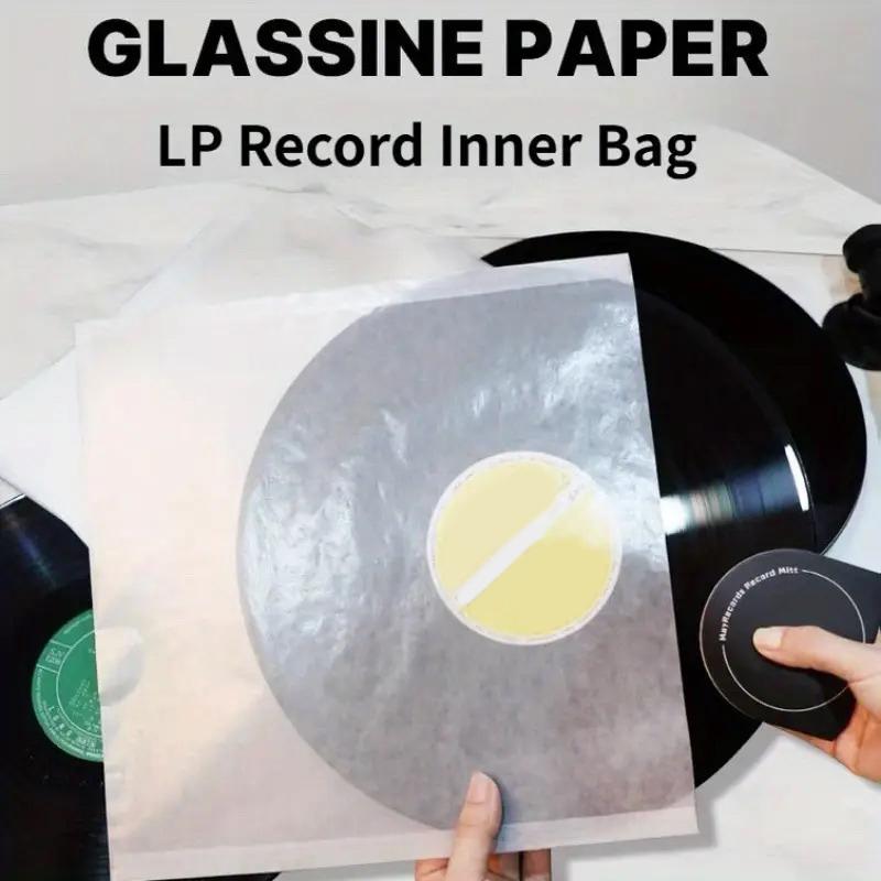 5/10/20Pcs Glassine Paper Vinyl Record Inner Sleeves 7/10/12Inch Lp Protective Covers Dust-Proof Anti-Static Storage Envelopes