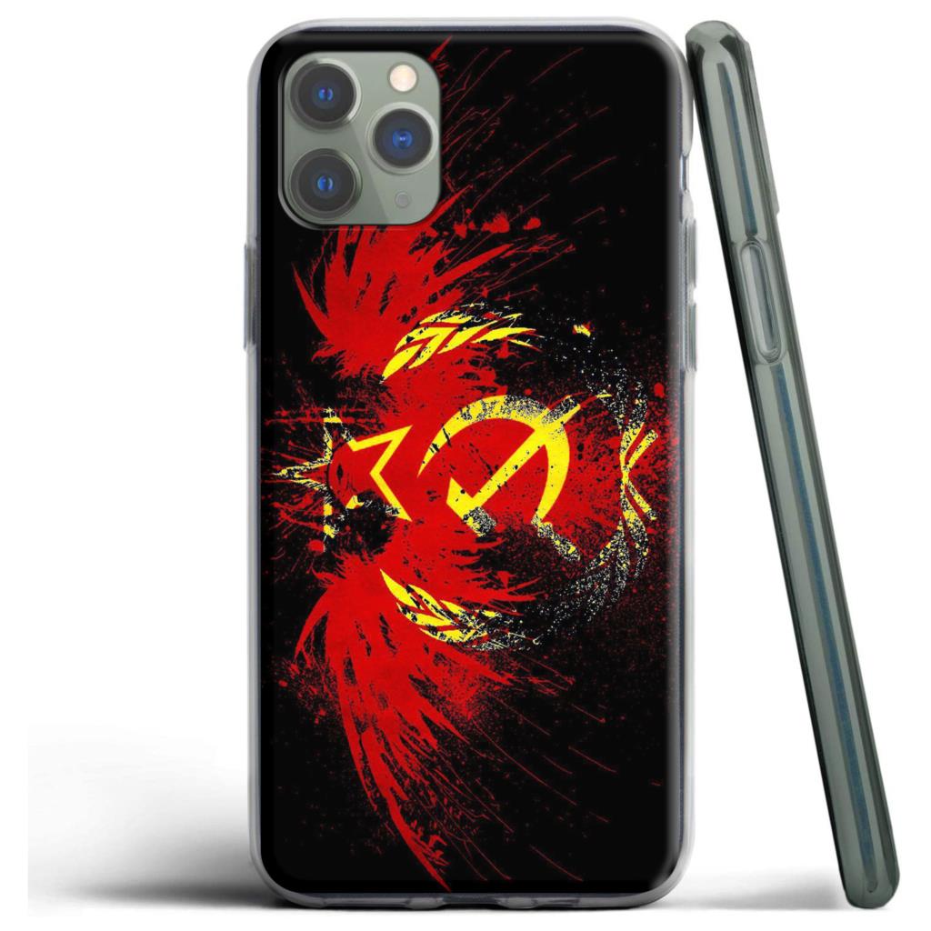 Sowjetunion UdSSR Silikonhülle für Apple iPhone 12 Mini 11 Pro SE XS X XR Max 8 7 6S 6 Plus 5S