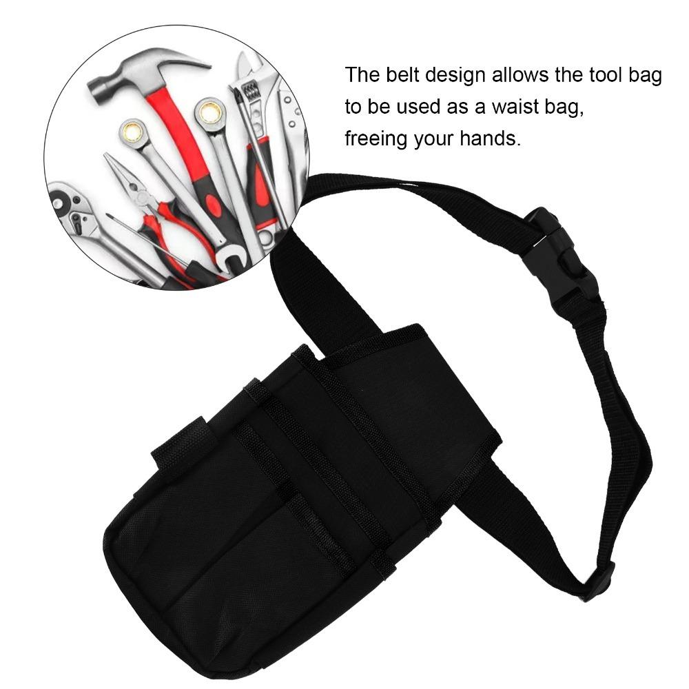 Oxford Cloth Tool Organizer Pouch Multiple Pockets Electrical Tool Organizer  Electricians Work