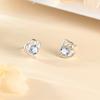 Love Stud Earrings Women's High-end New Year's Niche Earrings Birthday Gift