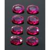 7x5 mm Natural Red Ruby Excellent Oval Cut 8 Ct CERTIFIED Loose Gemstone Lot MULTTIQ109