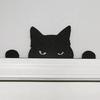 Metal Cat Door Frame Decoration Small Size Peeking Cat Design Indoor Door Top Ornament for Home and Holiday Use Durable Iron Material