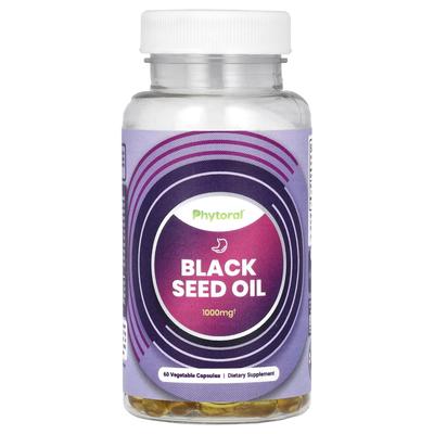 Aceite de Semilla Negra, Cápsulas Vegetales 60 (500 mg por cápsula)