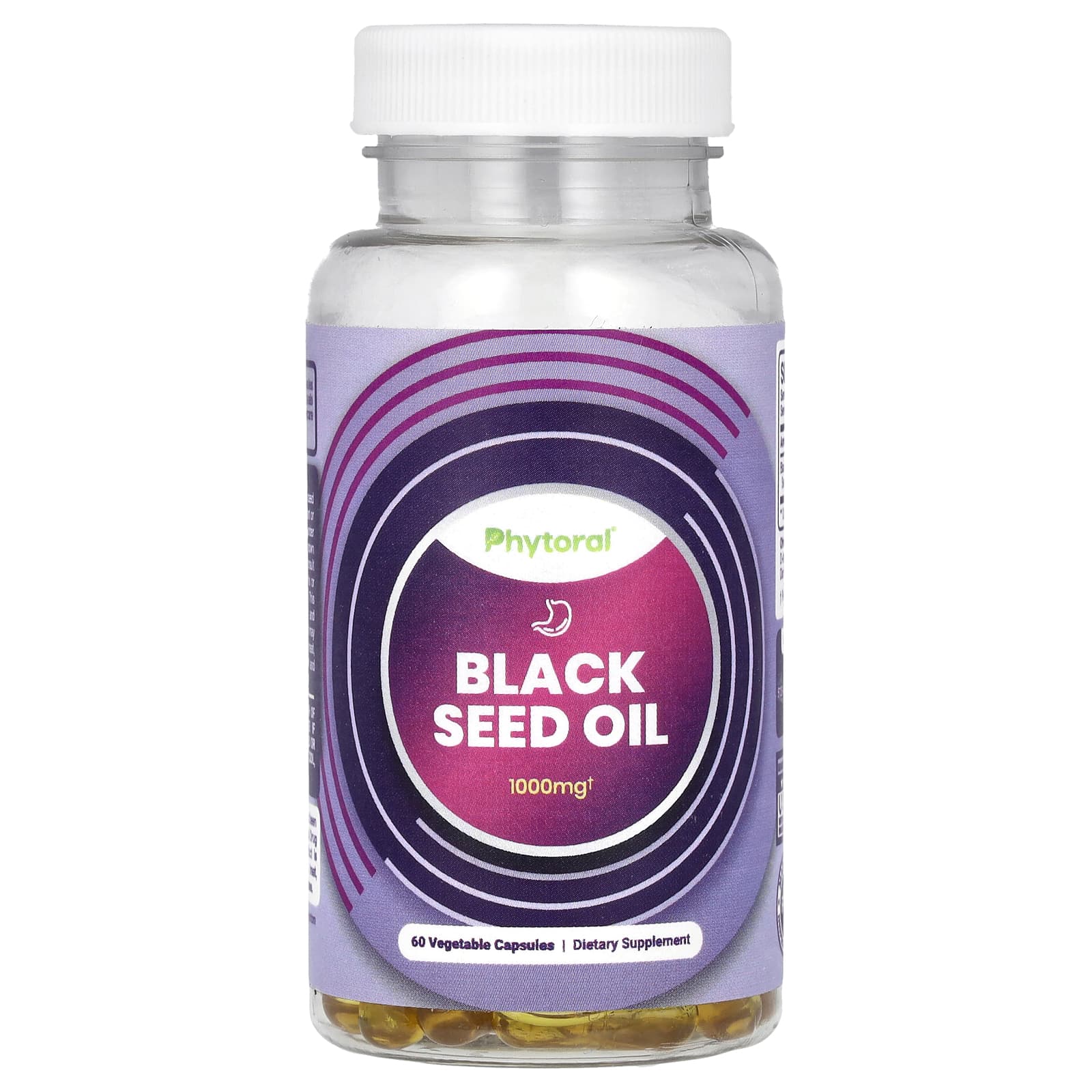 

Black Seed Oil, Veggie Capsules 60 (500Mg per Capsule)