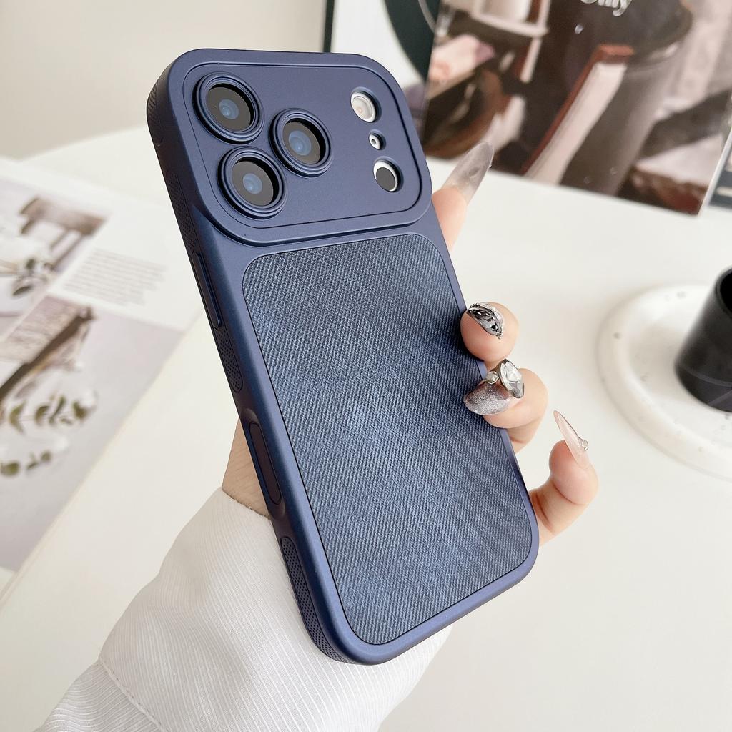 Denim pattern is suitable for iPhone11promax mobile phone case Apple 11pro all-inclusive PC protective case 11promax.