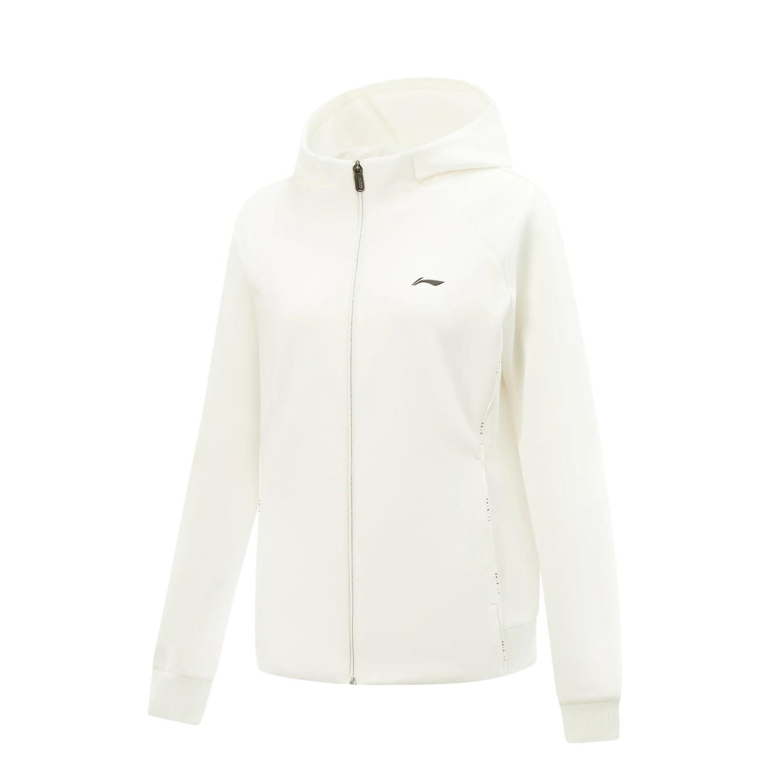 

Li Ning Comfortable Simple Zipper Versatile Hooded Casual Jacket Women Jackets AFDVB64-3 L