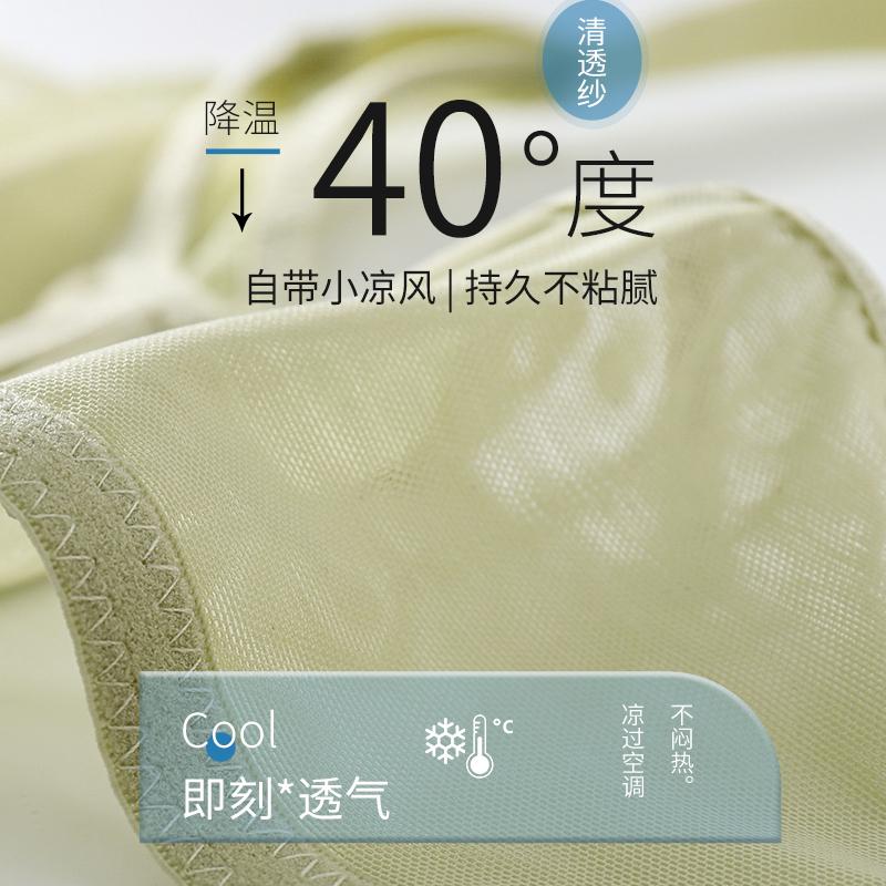 __ Big Chest Display Small Artifact __ Memory Soft Steel Ring Anti Sagging Bra Lace Breathable Mesh Underwear Strong