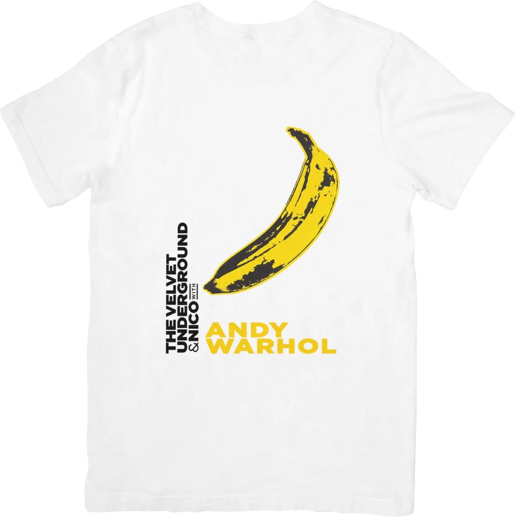 The Velvet Underground Music Fit for Men & Women Quality Cotton T-Shirt White.