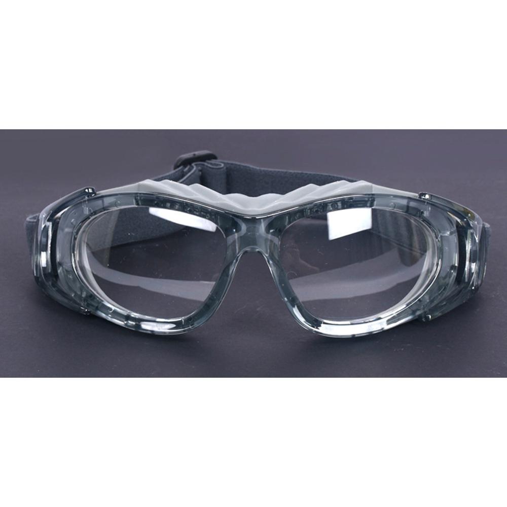 

Sports Stick to the Face Anti-Impact Shockproof Sport Basketball Football Eyewear Goggles Breathable Men Protective Eye Glasses серый