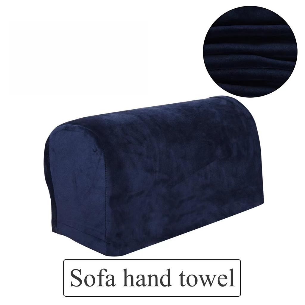 2pcs/1set Stretch Elastic Armrest Cover Premium Full Coverage Sofa Arm Protector Soft Anti-Slip Chair Arm Cover Set