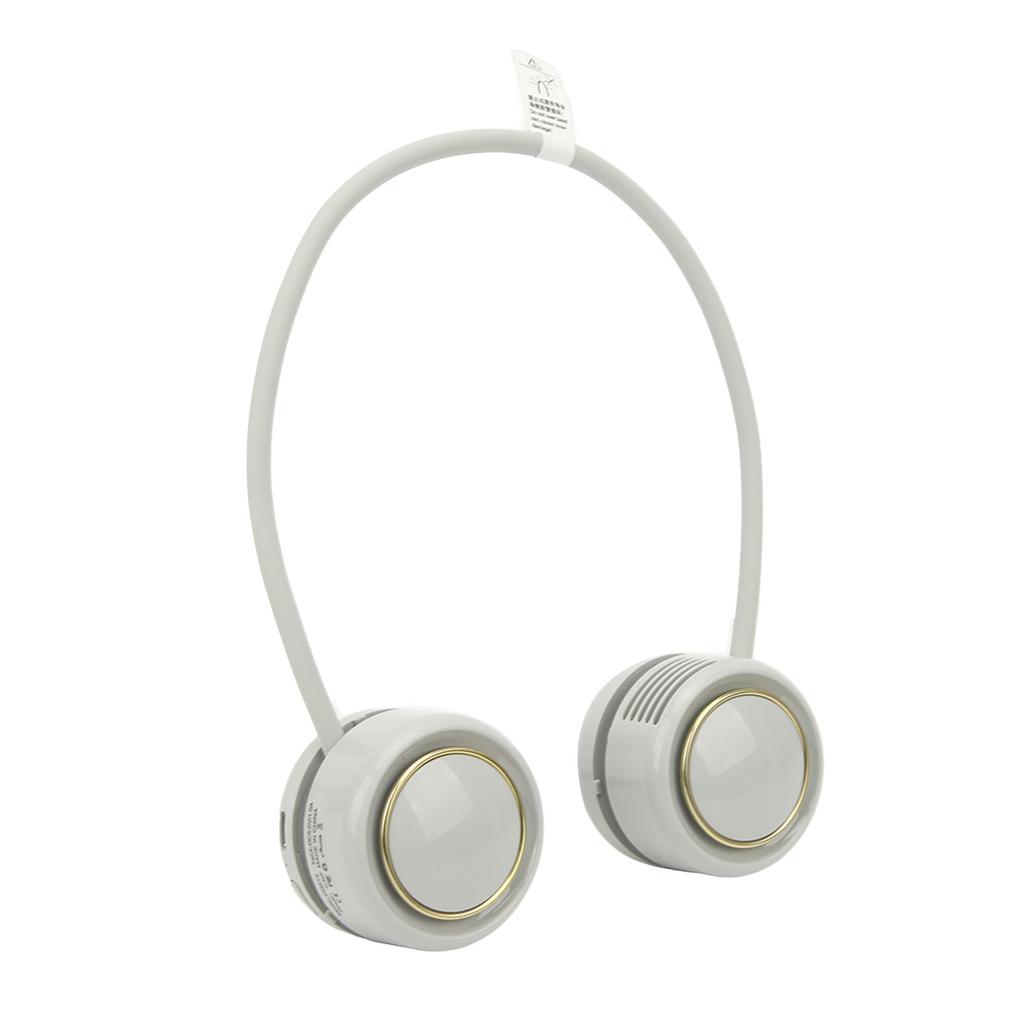 3 Gr Foldable Neck Hanging Fan Silent 3   Bladeless Folding Neck Hanging Fan for School 1600mAh