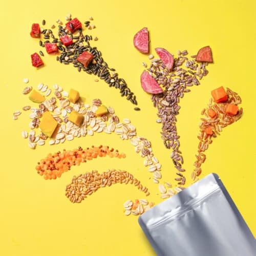 Chuxinmy [Moisture-Proof and Fresh-Preserving] Aluminum Tri-Layer Composite Rice Storage Bags, Zippered Light-Proof Rice Bags - 5kg/10kg, Large Capaci