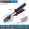 Adjustable Miter Cutter 45-135° – Multi-Angle Scissors for Plastic PVC Molding, Trim, and Wall Panels, Precision Cutting Tool