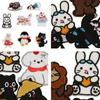 8 Pcs Cats Iron On Patches Applique Patches Cartoon Animal Repair Patches Lion Embroidery Patches for Jeans Decoration