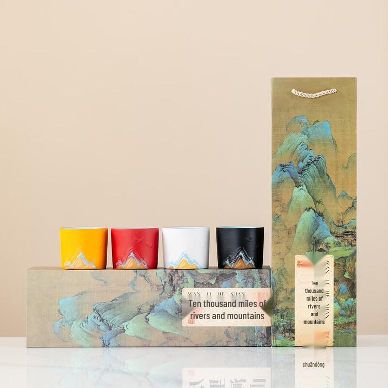 Ailanhui Jia SW Mountains & Rivers Ceramic Tea Set